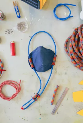 How To Make Your Own Face Mask with Retired Climbing Rope