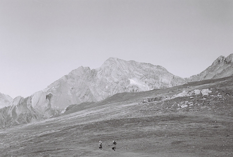 18 B&W Film Photos of Hiking Europe's Iconic Tour du Mont Blanc