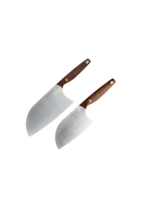 Lamson Brad Leone Signature Santoku Cleaver Set