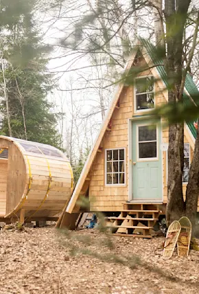 How to Build a DIY A-Frame Cabin for Around $8,000
