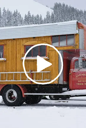 Inside Snowboarder Austin Smith's Firetruck Dojo