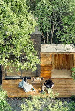 A Paradise of Playful Forest Cabins Opens Outside of Wuhan, China