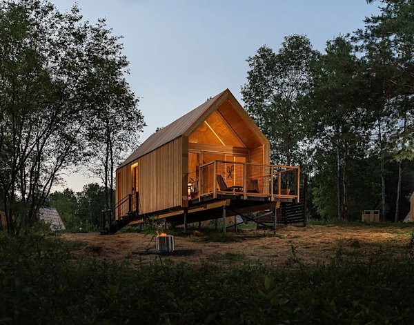Have Your Own A-Frame for a Night at New York's Eastwind Catskills Retreat