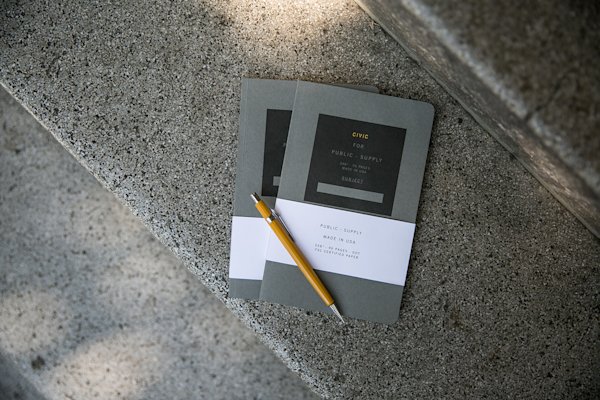 The Public - Supply Made in USA Notebook, $20