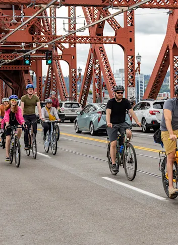 During Bike Summer, Portland Seasonal Cycling Extravaganza
