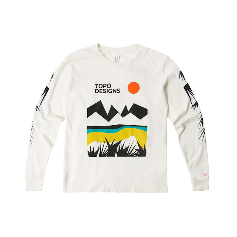 Topo Designs x Miir Desert Tee, $44