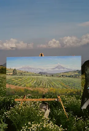 How Artist Jorge Obregón Paints Mexico's Tallest Volcanos en Plein air