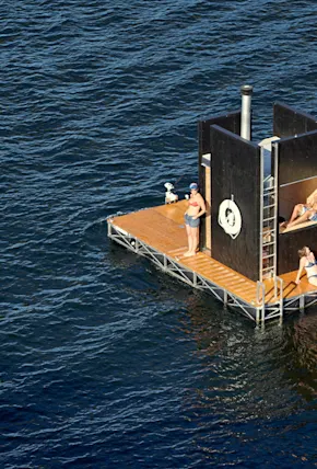 Seattle Design Firm goCstudio Creates Incredible Floating Sauna