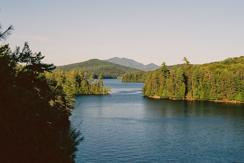 Soaking in Summer's Final Rays on Saranac Lake, Upstate NY