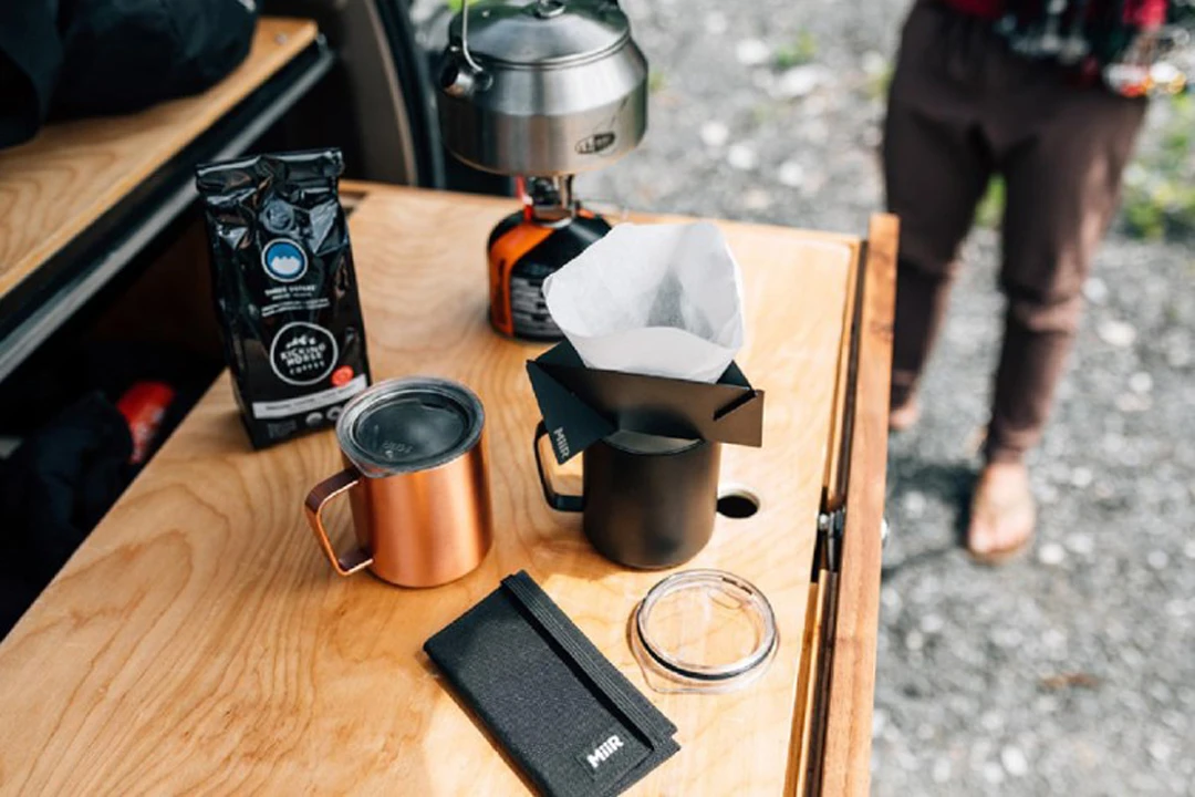Vintage Aluminum Cowboy Coffee Pot Percolator Camping Camp Stove