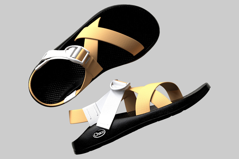 sandal design by Sarah Darnell