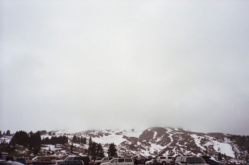 June 17, socked in at Timberline Lodge