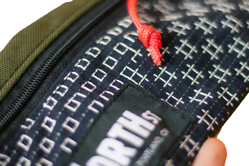 NSB x Kiriko Pittock Travel Pouch fabric detail