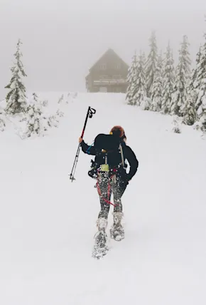 Overnight Snowshoeing Outside Seattle