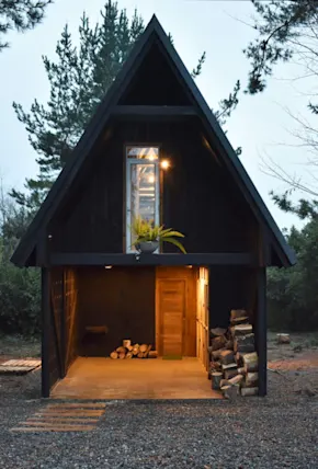 An Off-Grid A-Frame in the Heart of Chile's Conguillío National Park