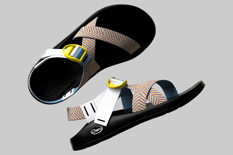 sandal design by Nick Stockton
