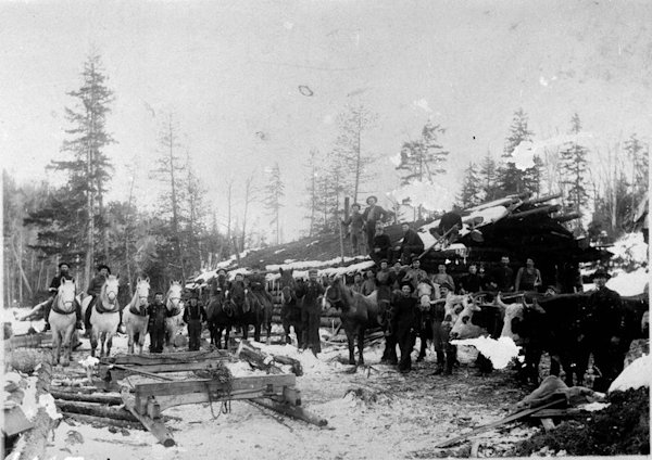 Moosehead Lake Territory archival imagery courtesy Patten Lumbermen's Museum