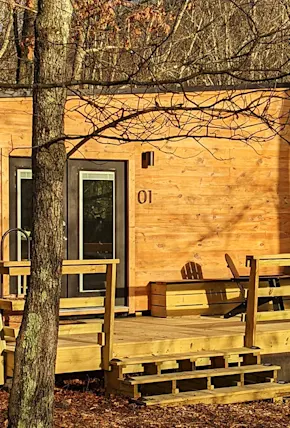 A Weekend Away at Offsite's Upstate New York Prefab Cabin Escape