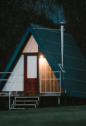 A DIY A-Frame Cabin in the UK, Inspired by Dutch Minimalism