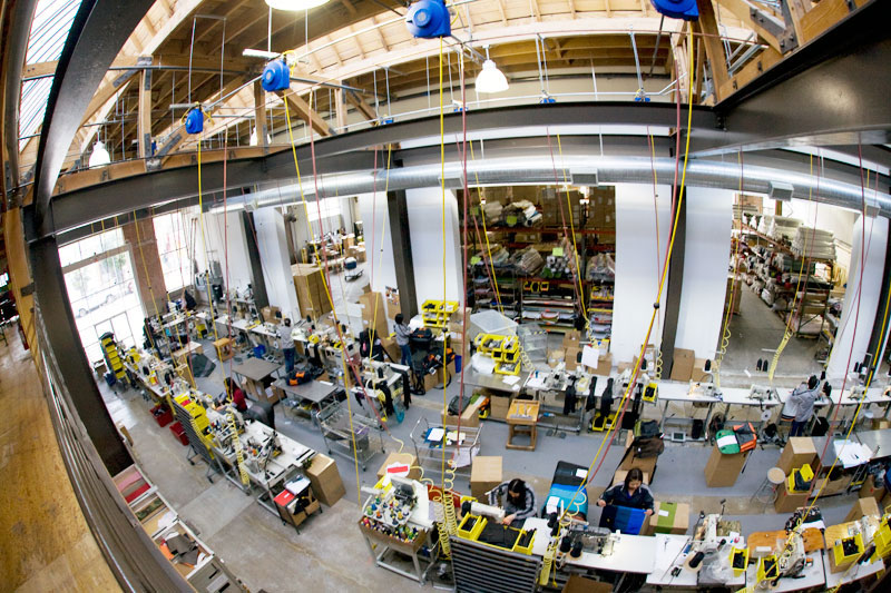 Timbuk2 HQ and factory in the Mission District