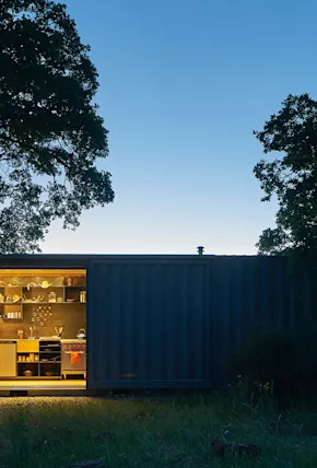 In the High Desert, This Shipping Container Home is a Cozy Outpost