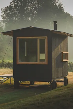 Portable, Prefab Tiny Houses & Saunas by UK Studio Nomad Cabins