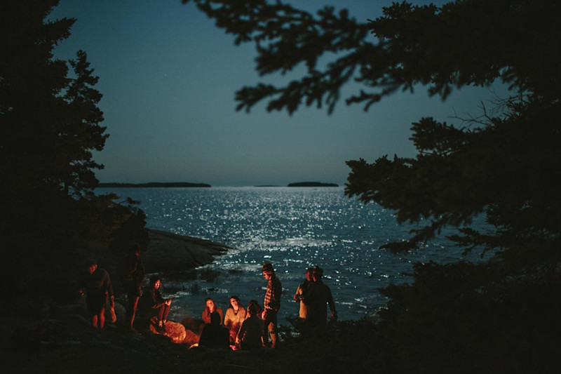 Dinner time, night two on Sheep Island, Cabin-Time: Archipelago, Photo: Carson Davis Brown