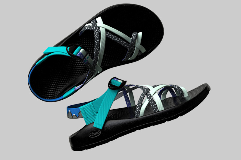 sandal design by Cara Despain