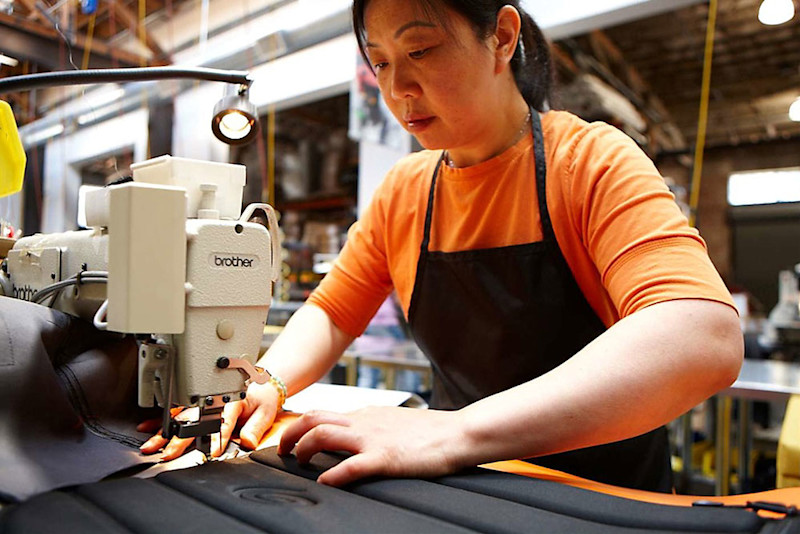 All custom bag orders are manufactured in San Francisco