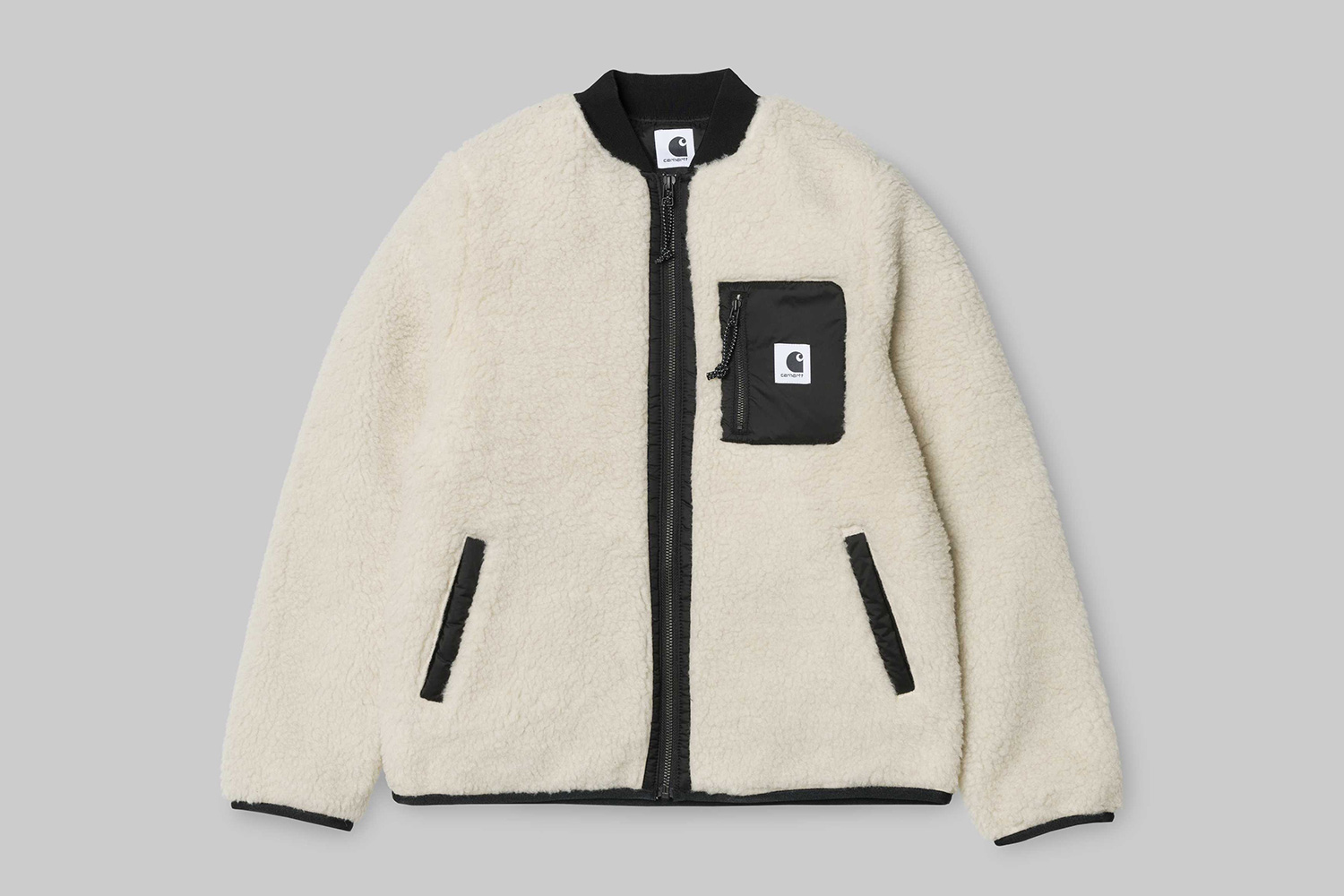 Carhartt wip fleece clearance jacket