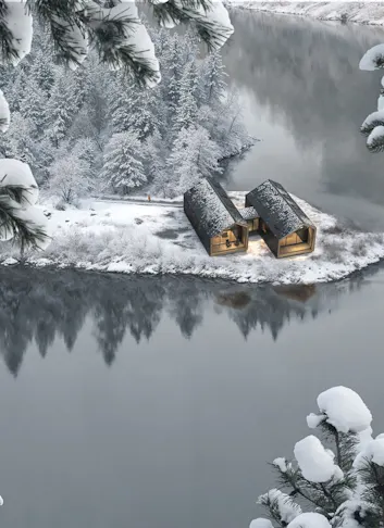 Backcountry Hut Company Introduces Bridge System to Connect Modular Cabins