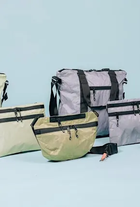 DSPTCH & Idle Worship Collab on Hand-Dyed Dyneema Bags