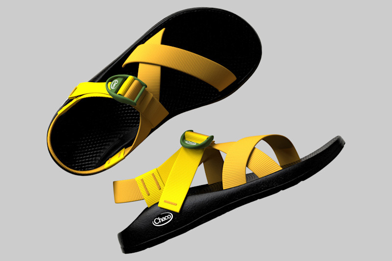 sandal design by Geoff Holstad