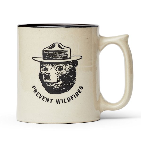 Smokey Bear Red Wing Mug, $45