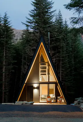 This Modern A-Frame Is a Minimalists' Dream Come True