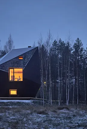 Finland's Meteorite Cabin Plays With the Traditional Concept of Home
