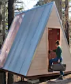 Build This DIY A-Frame Cabin in Two Weekends for Just $2,500