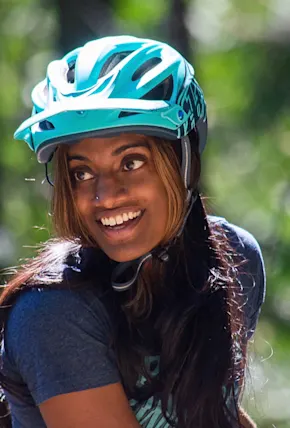 Q&A: How Athlete Anita Naidu Teaches Mountain Biking for Societal Change