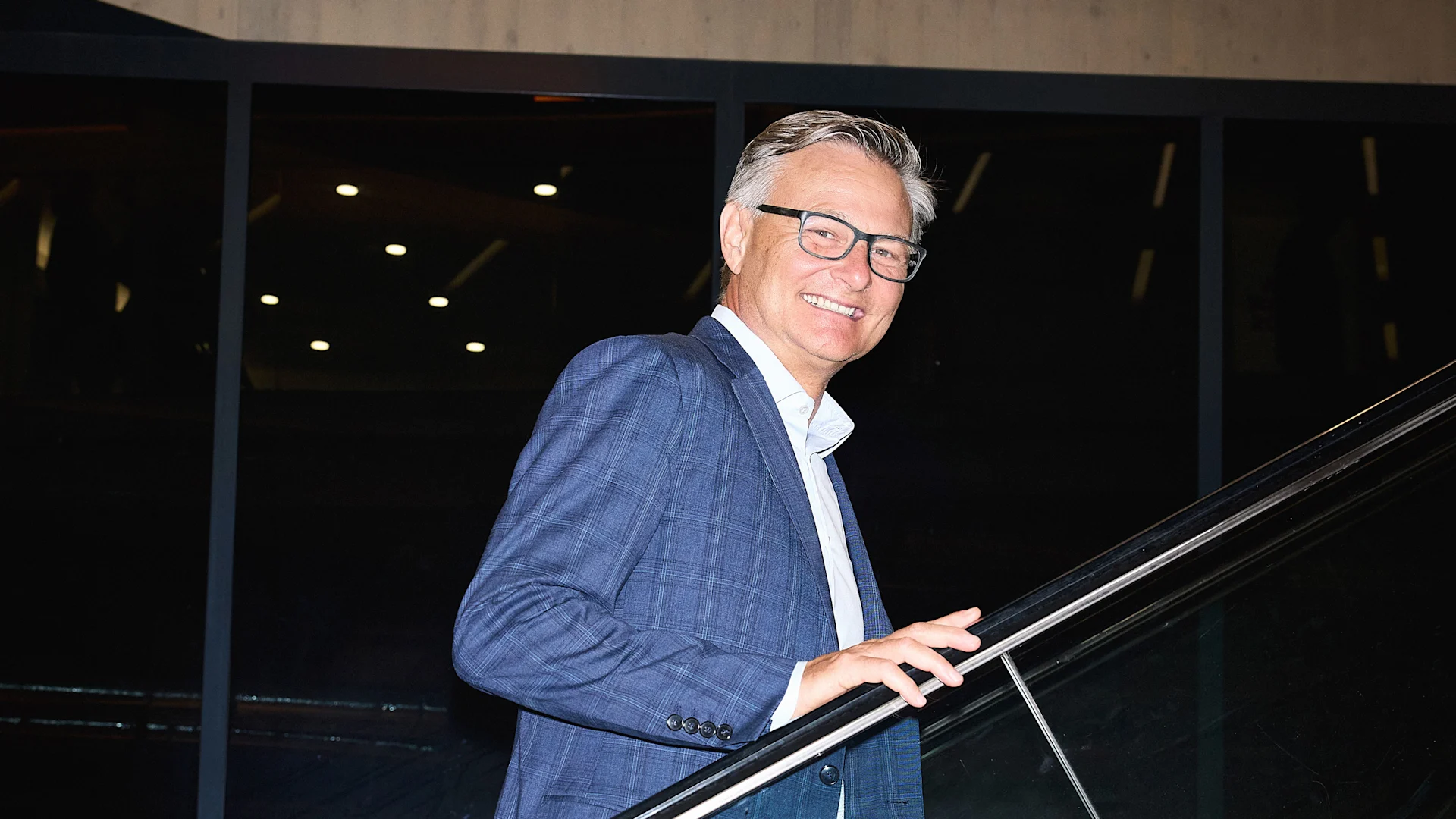 A Switzerland with high quality of life for everyone Mario Irminger takes the escalator to the top