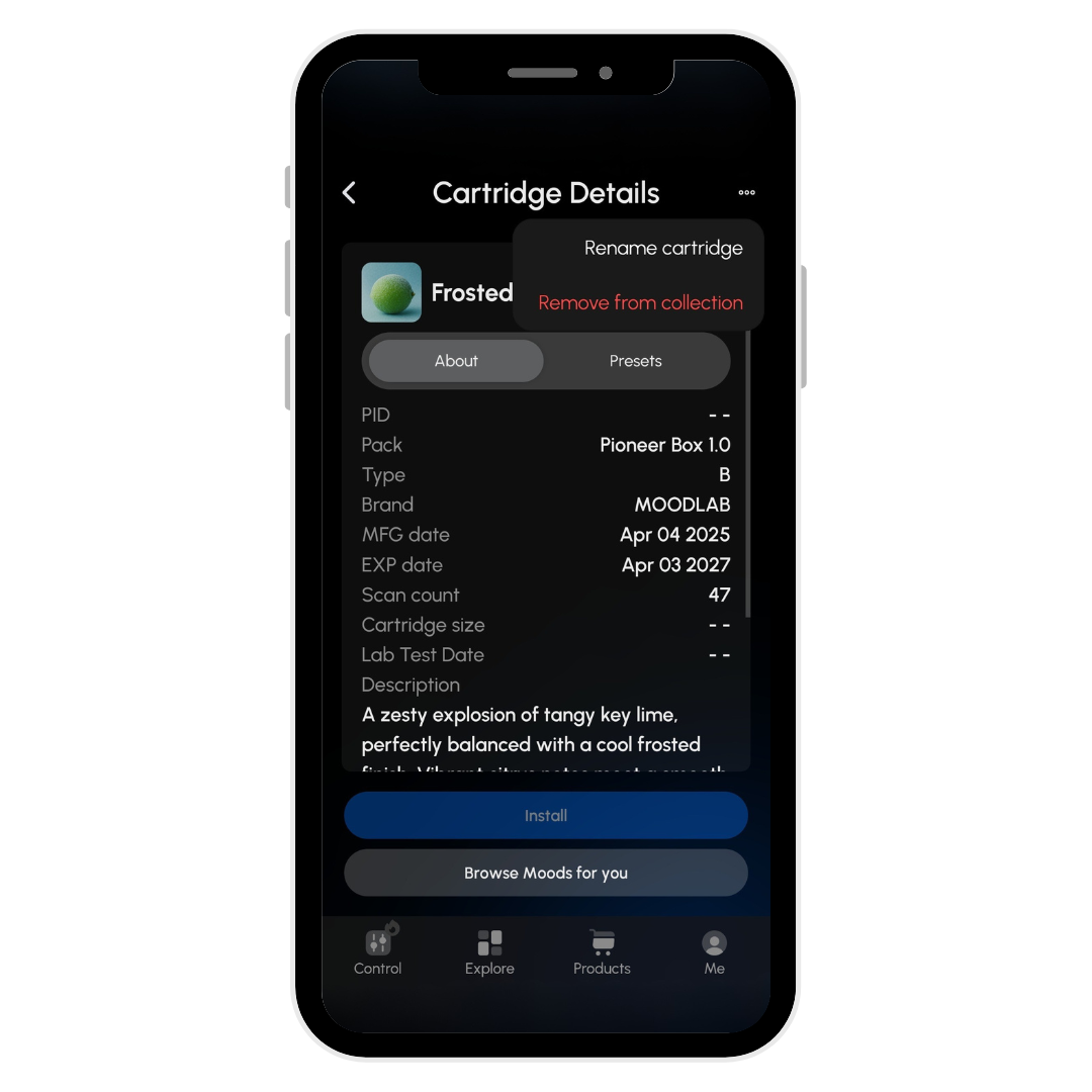 cartridge collection details