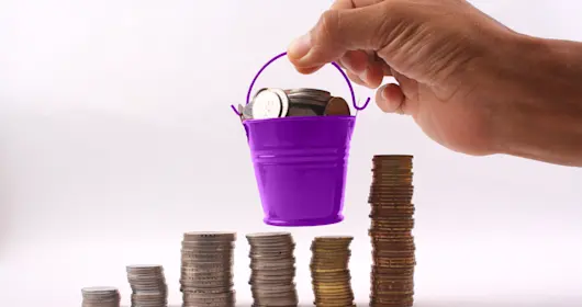 Photo for investment and saving money