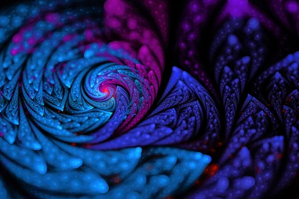 Abstract glowing swirl background