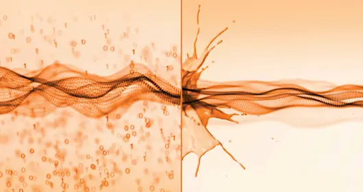 Abstract orange image