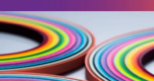 Colorful half circles