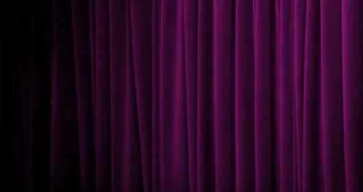 Close-up of purple curtain in various tones