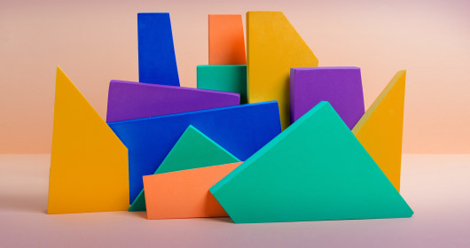 Colorful and abstract blocks