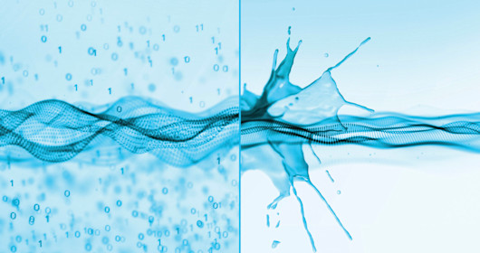 Abstract light blue image