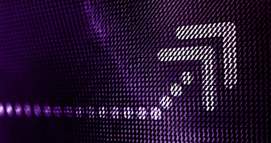 graphic arrow on abstract background