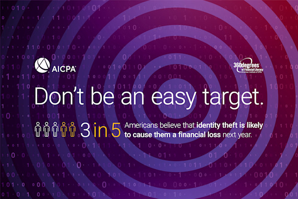 Don't be an easy target infographic