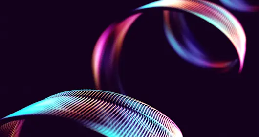 Abstract coil shape